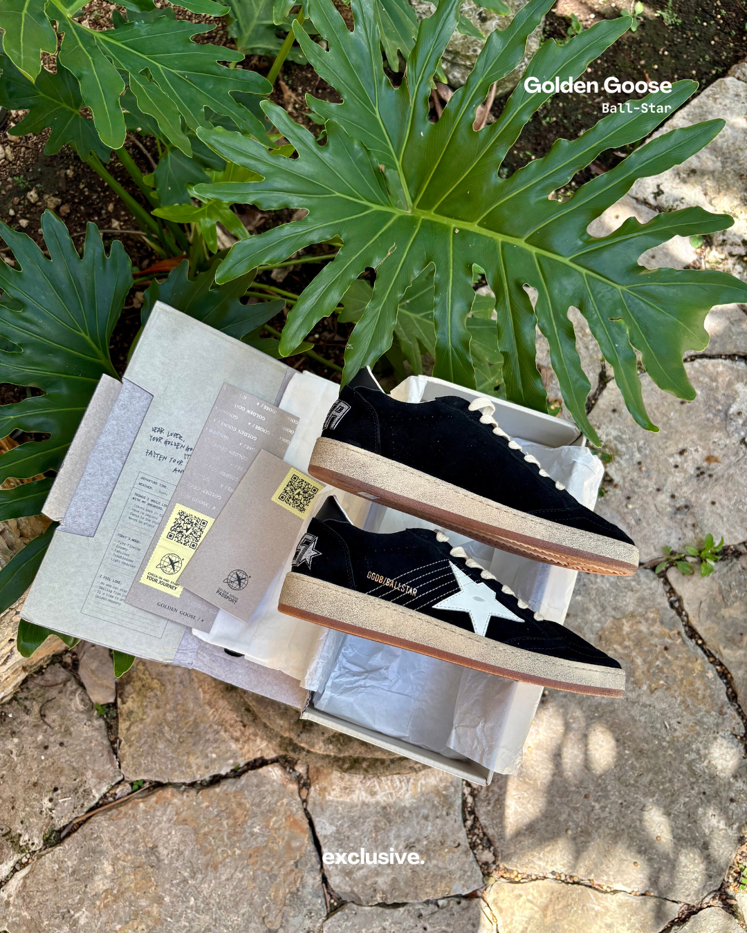 Golden Goose Ball-Star High-Top Black