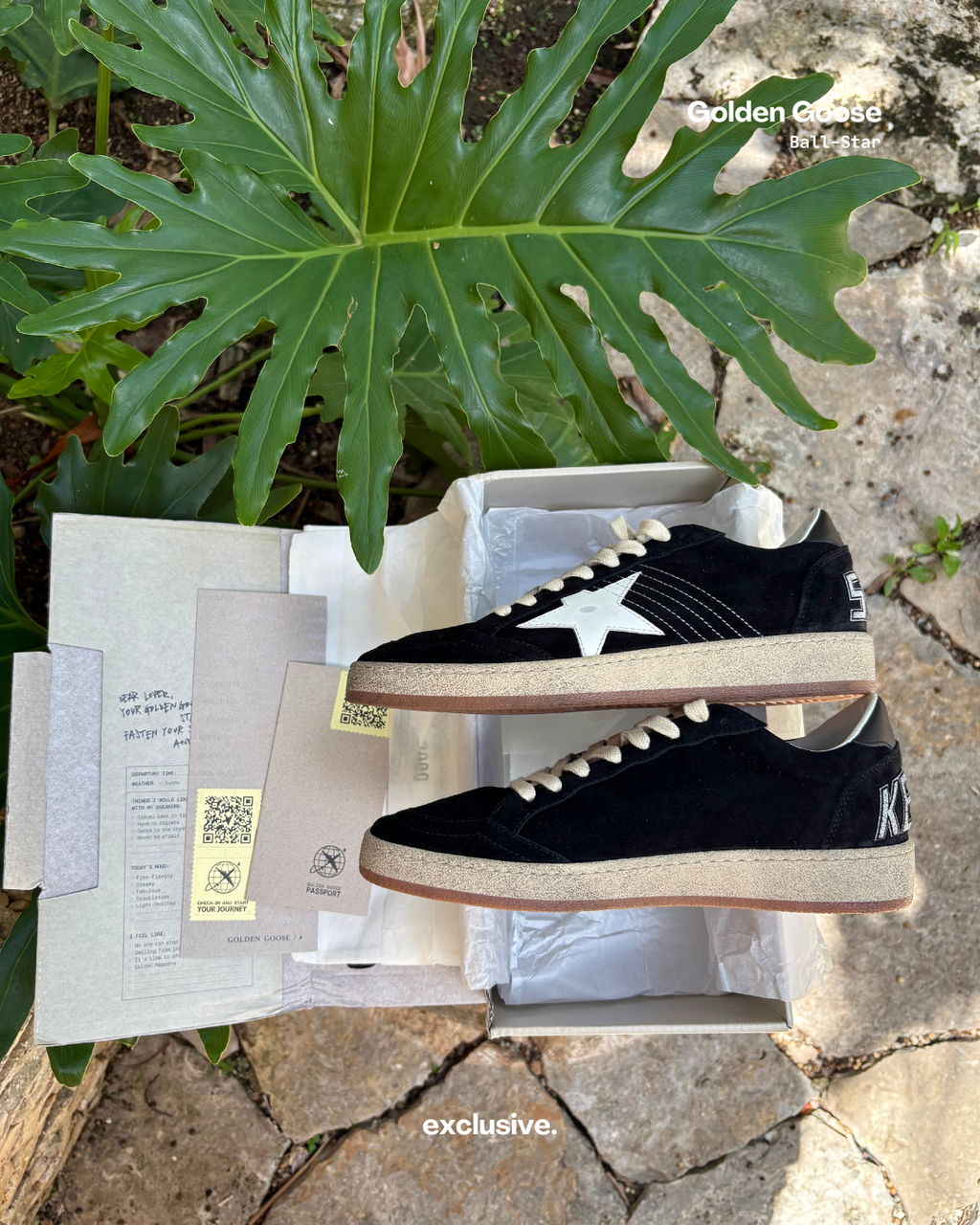 Golden Goose Ball-Star High-Top Black