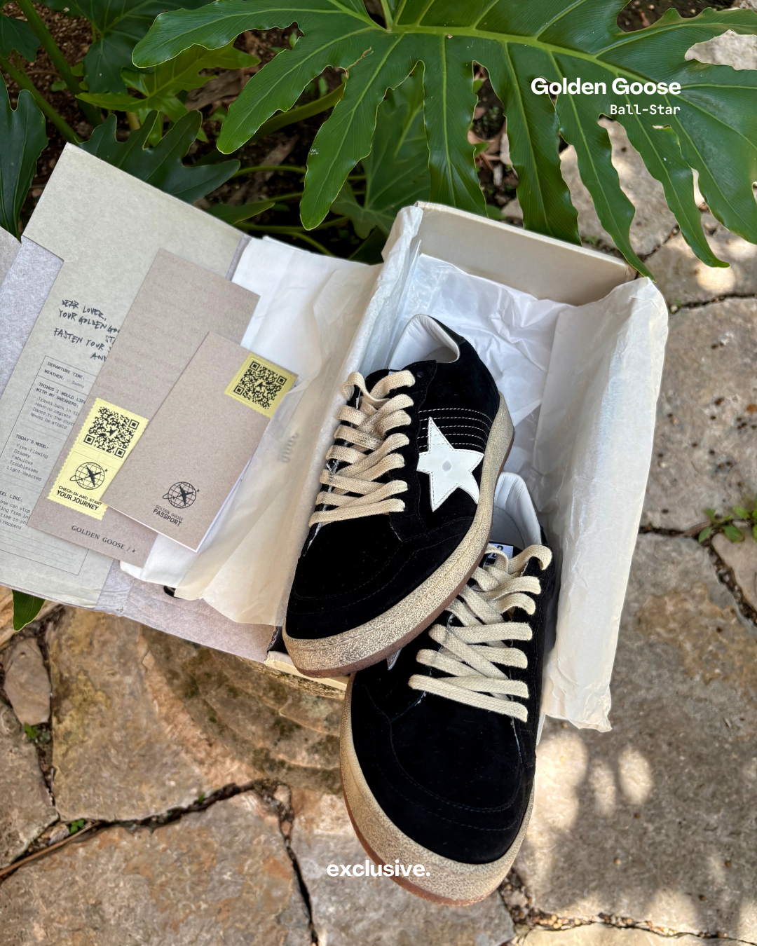 Golden Goose Ball-Star High-Top Black