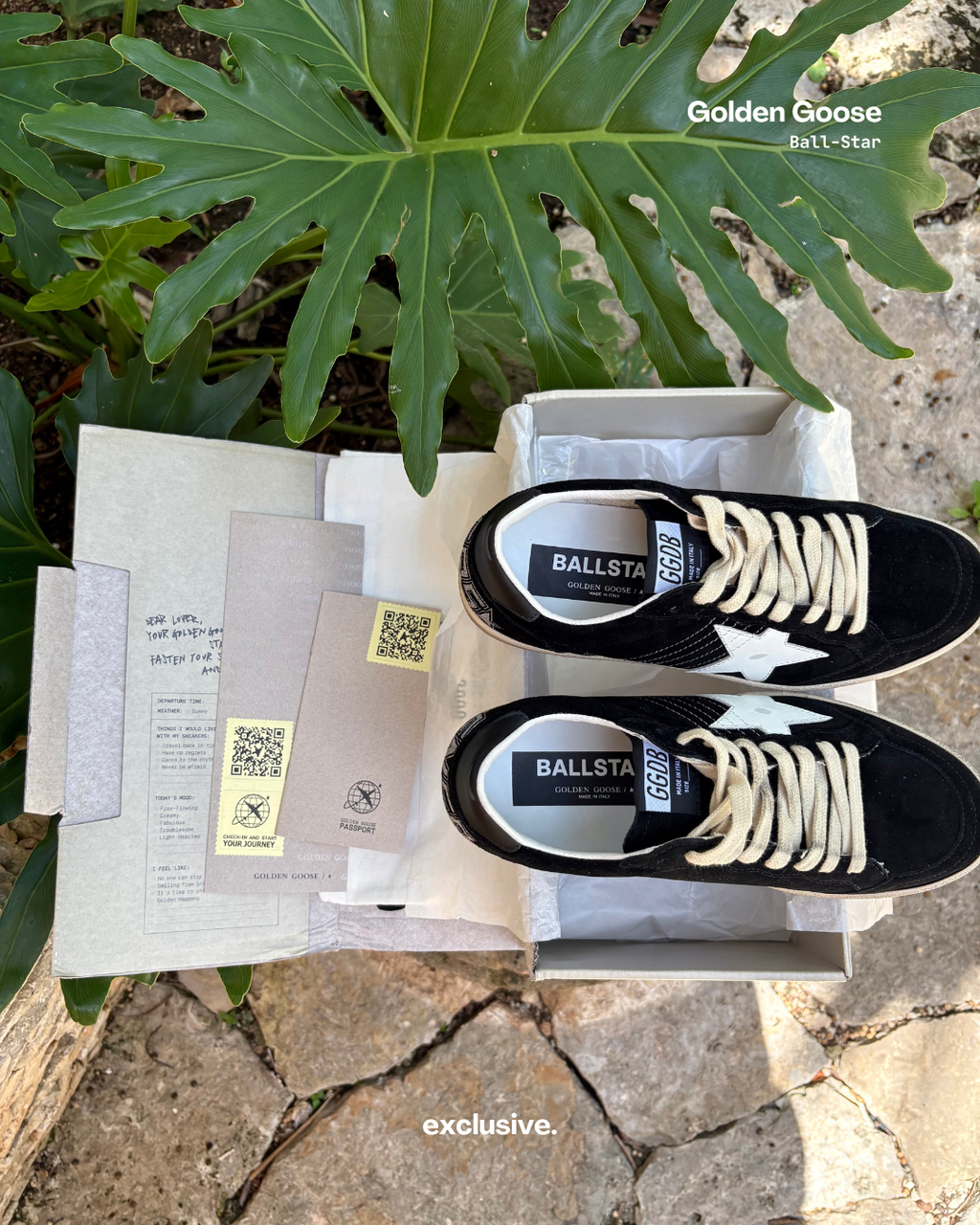 Golden Goose Ball-Star High-Top Black