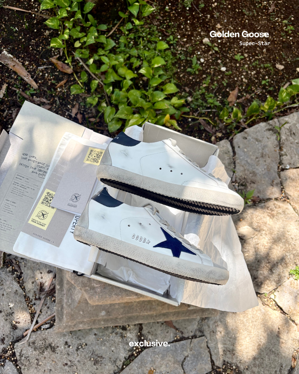 Golden Goose Super-Star blue navy