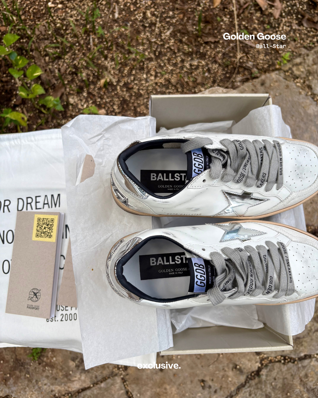 Golden Goose Ball-Star Silver