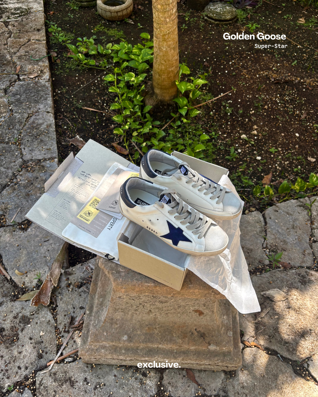Golden Goose Super-Star blue navy