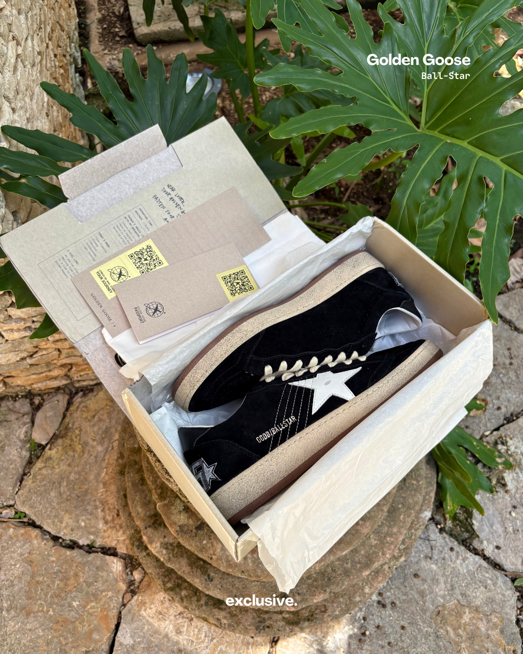 Golden Goose Ball-Star High-Top Black