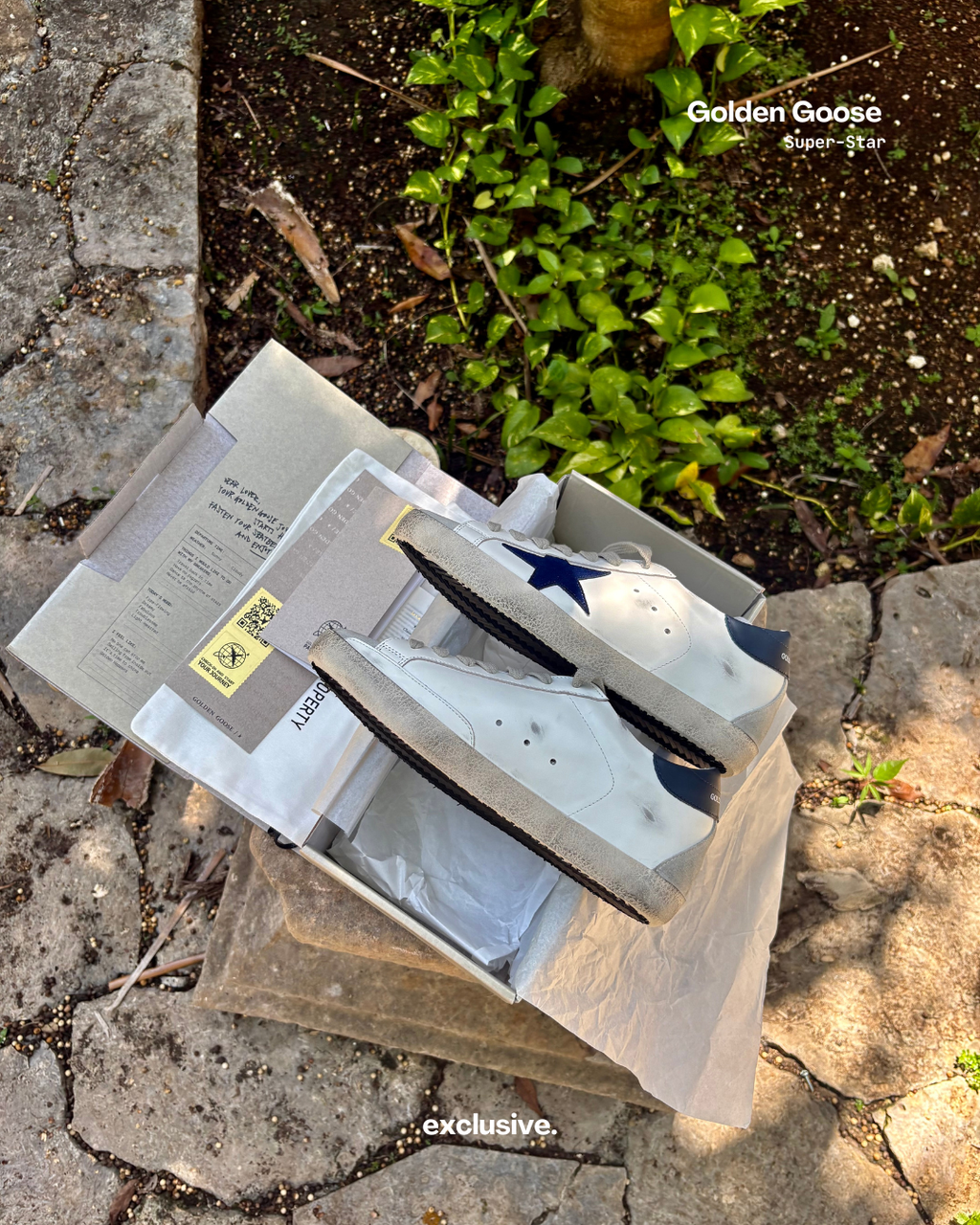 Golden Goose Super-Star blue navy