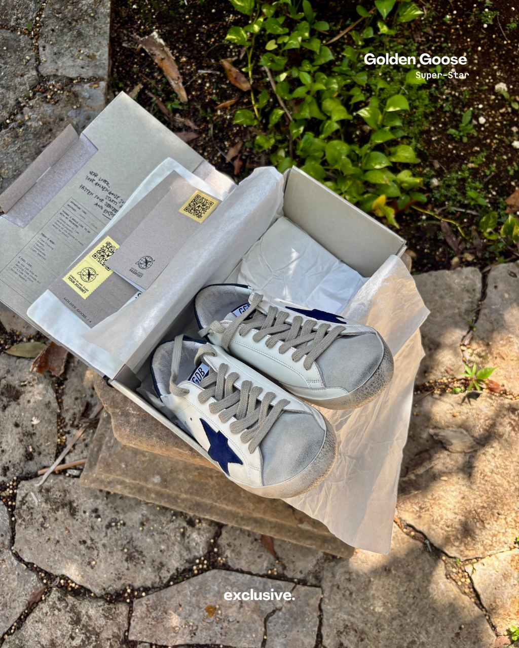 Golden Goose Super-Star blue navy
