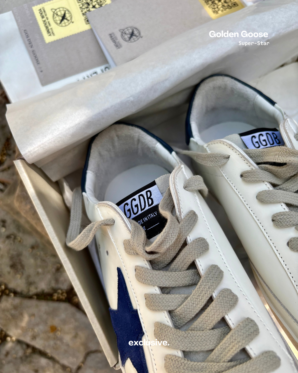 Golden Goose Super-Star blue navy