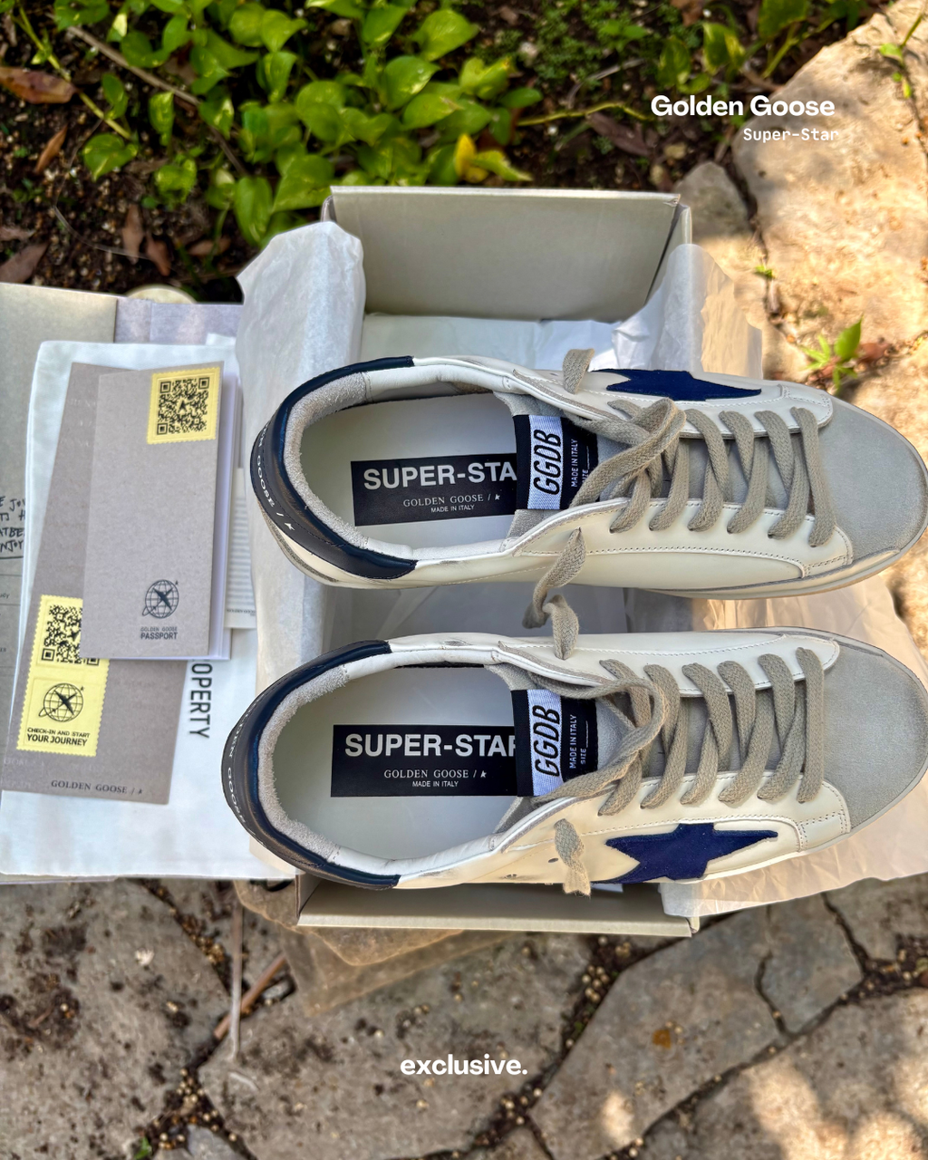 Golden Goose Super-Star blue navy