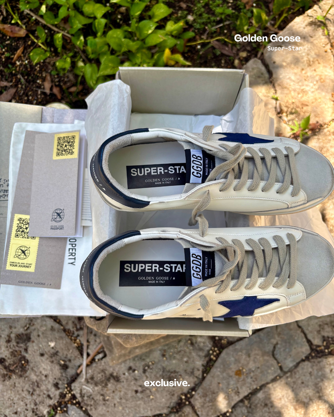 Golden Goose Super-Star blue navy