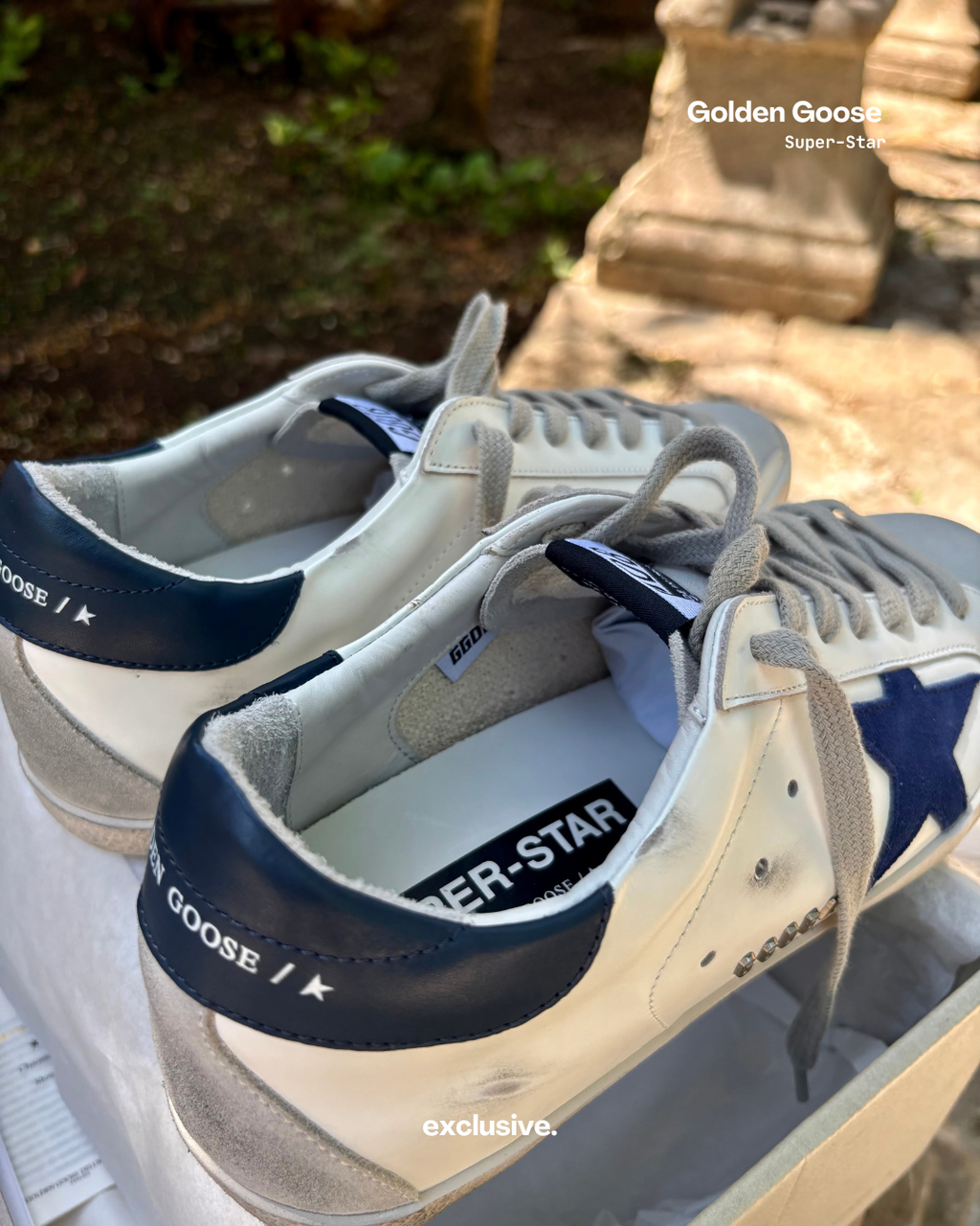 Golden Goose Super-Star blue navy