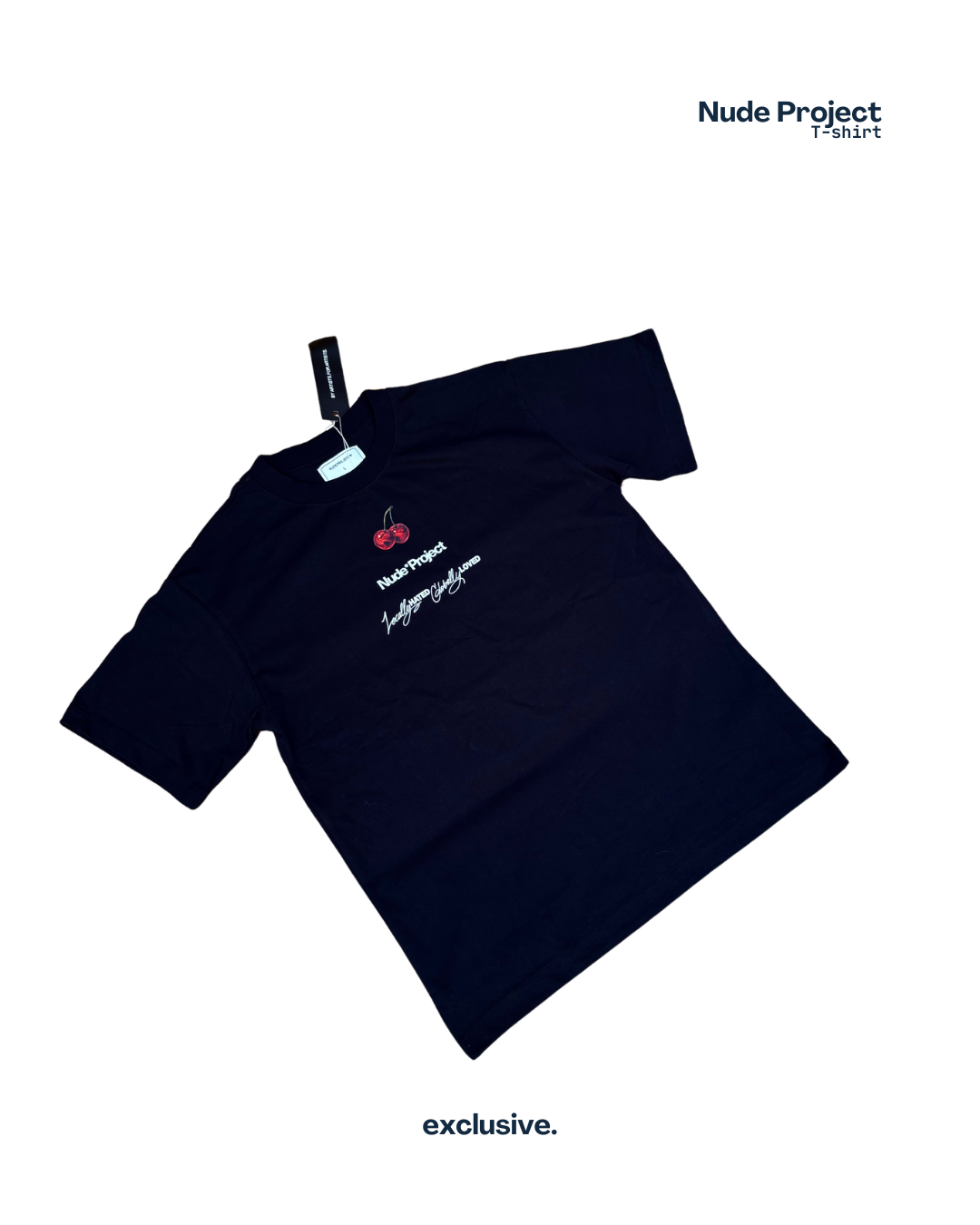 Nude Project World Tour Cherry Black T-shirt