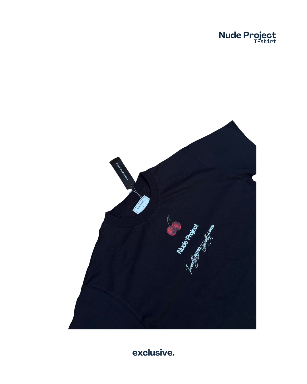 Nude Project World Tour Cherry Black T-shirt