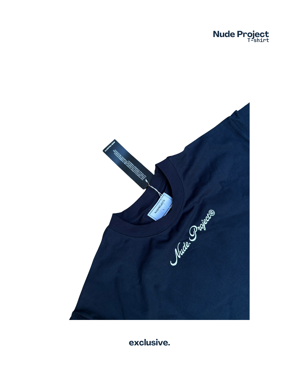 Nude Project Peach Navy T-shirt