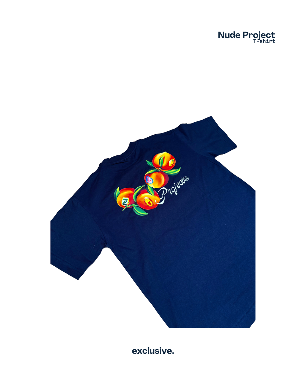 Nude Project Peach Navy T-shirt